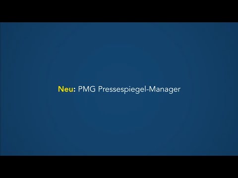 PMG Pressespiegel-Manager