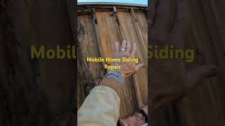 Mobile home siding repair #diy