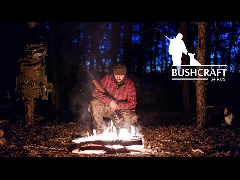 Видео: Одиночный поход в лес. Прокол коврика, холодная ночевка.