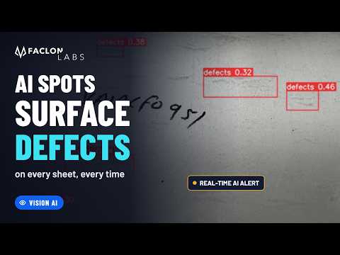 AI-Powered Surface Quality Inspection | Automated Defect Detection with Vision AI | Faclon Labs