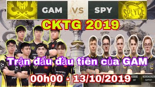 GAM vs SPY - Trận đấu đầu tiên của GAM tại CKTG 2019 - Kha'Zix của Levi chưa tạo được nhiều đột biến