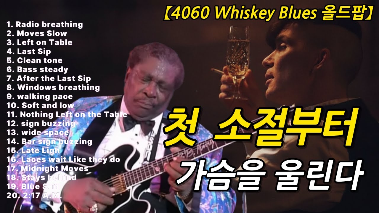 [60년대LP감성] 나를 가장 먼저 위로해준 발라드 🎸 깊은 블루스 고음질 편안한 빈티지 기타 B.B. King & Legend Guitarists blues late night