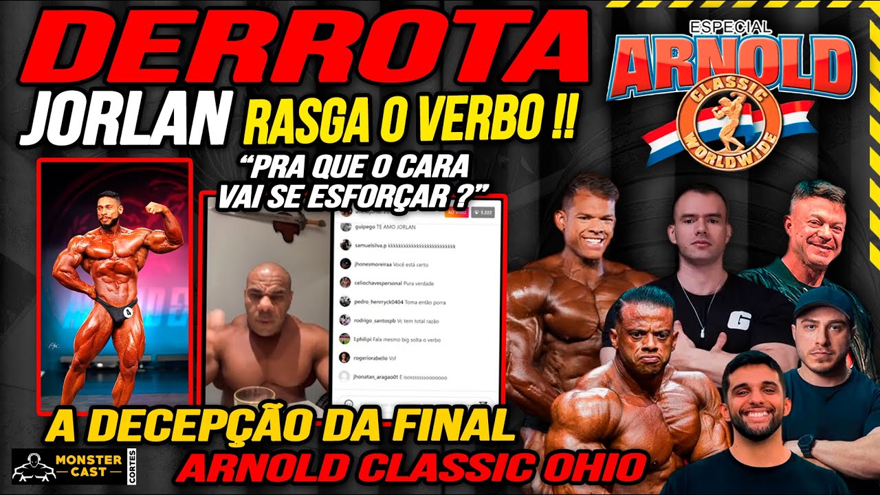 JORLAN EXPLODE AO VIVO E EXPÕE SUA OPINIÃO SOBRE DERROTA DE RAMON DINO !!! |ARNOLD OHIO