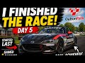Day 5 Sim Racing… I Finally Finished the Race! | MX5 @ Oulton Park
