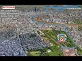 Tcs london marathon 2024 fly over the marathon 3d course map