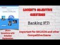 (V-34) Lucent Indian Economy MCQ Banking (P7) || Objective Questions with Detailed Explanation