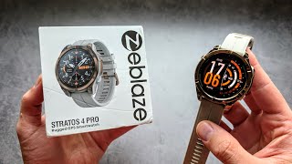 ZeBlaze Stratos 4 PRO - GPS Flashlight SmartWatch with Maps & Music - REVIEW & TEST screenshot 5