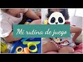 ¿Cómo juego con mi peque? | RUTINA DE JUEGO Y DESAYUNO CON MI NNA ❤🎁💜| vLogs #vlogs #siendomamá