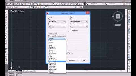 AutoCAD 2014 Start a New Drawing, Set Units and Grid #2 in pashto