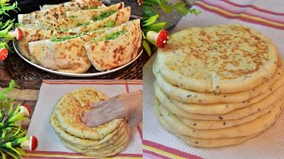ساندوش الخبز العربي بدون فرن  بطريقه شهيه