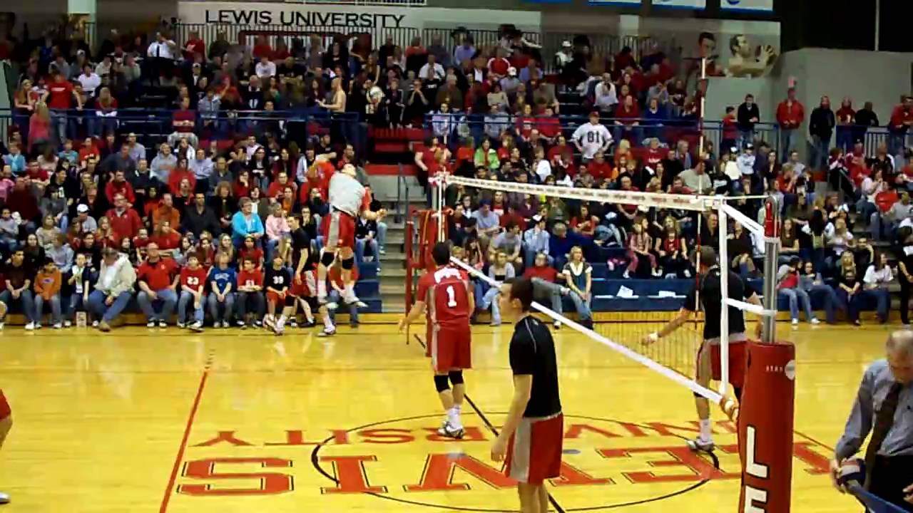 lewis volleyball Ohio state spiking lines YouTube