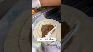 Taco Bell menu #burrito #fastfood