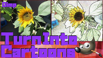 🌀Gimp Tutorial : How to pictures into cartoons [4 Easy steps]