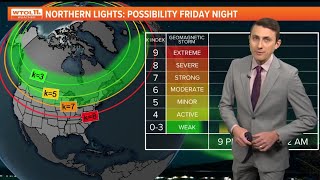 Northern lights could be visible in Ohio overnight during strong to severe geomagnetic storm