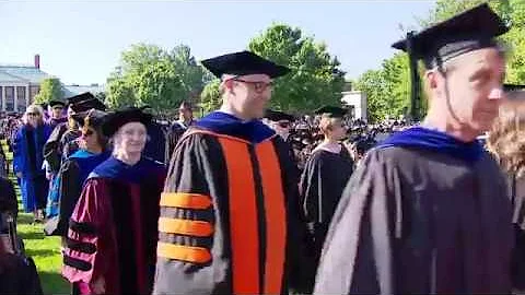 2017 WFU Commencement, Part 1