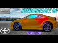 RC Toyota Celica - Realistic Miniature Diecast Rechargeable RC Car Scale 1:20 - Galaxy Lights!