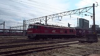 2020.02.24 貨物列車（2093列車）秋田駅発車