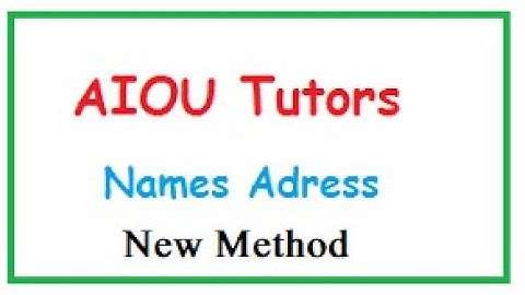 How to Check Tutor list Name Address and phone number using CMS portal In AIOU | Latest/ new  Method