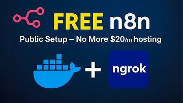 Make n8n Public for FREE: The Ultimate Docker + Ngrok Setup!