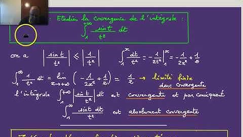 2020 - intégrales impropres- part 2 - cycle universitaire