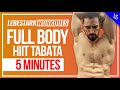 No Gym Full Body KETTLEBELL Tabata Workout - (ONLY 5 MINUTES!)