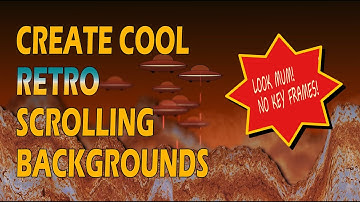 Davinci Resolve/Fusion: Create a Retro Scrolling Parallax Background (without key frames!)