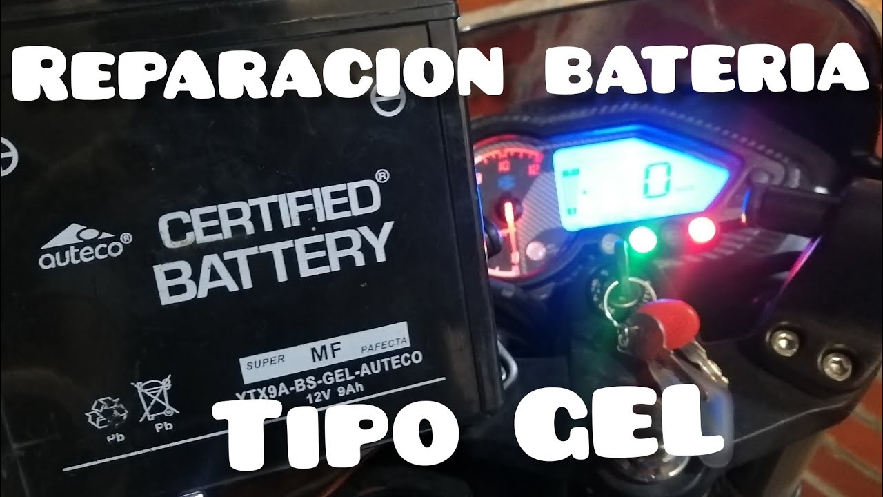 COMO REPARAR UNA BATERÍA DE GEL 🔋 - YouTube