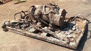 Restoring Broken Concrete Flat Plate Compactor // The Most Damaged Construction Machine Restoration