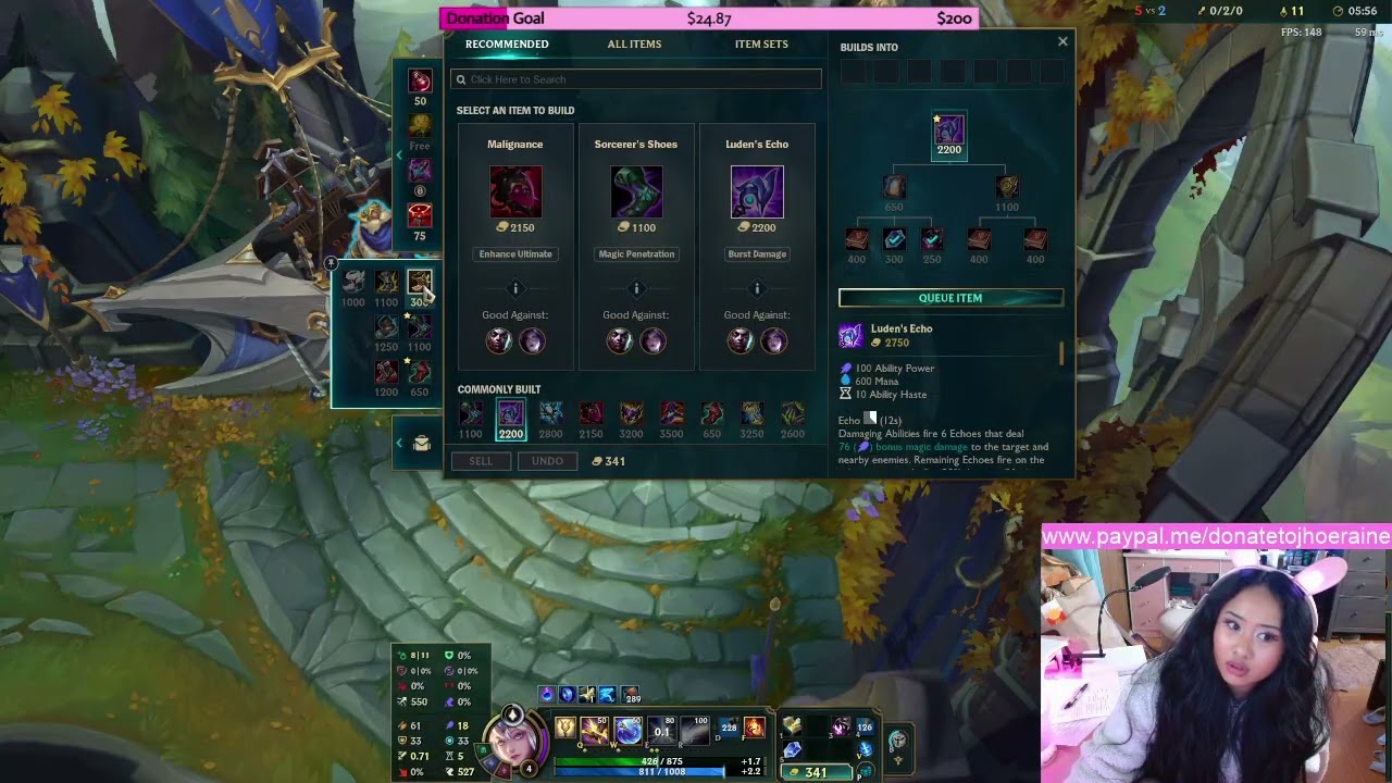 01/16/2026 - Lux Support - 3/7/11 | 36.8% KP - Solo - 5th Overall - +27LP Gold 2