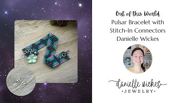 Pulsar Bracelet featuring Button Stitch-In Connector Components