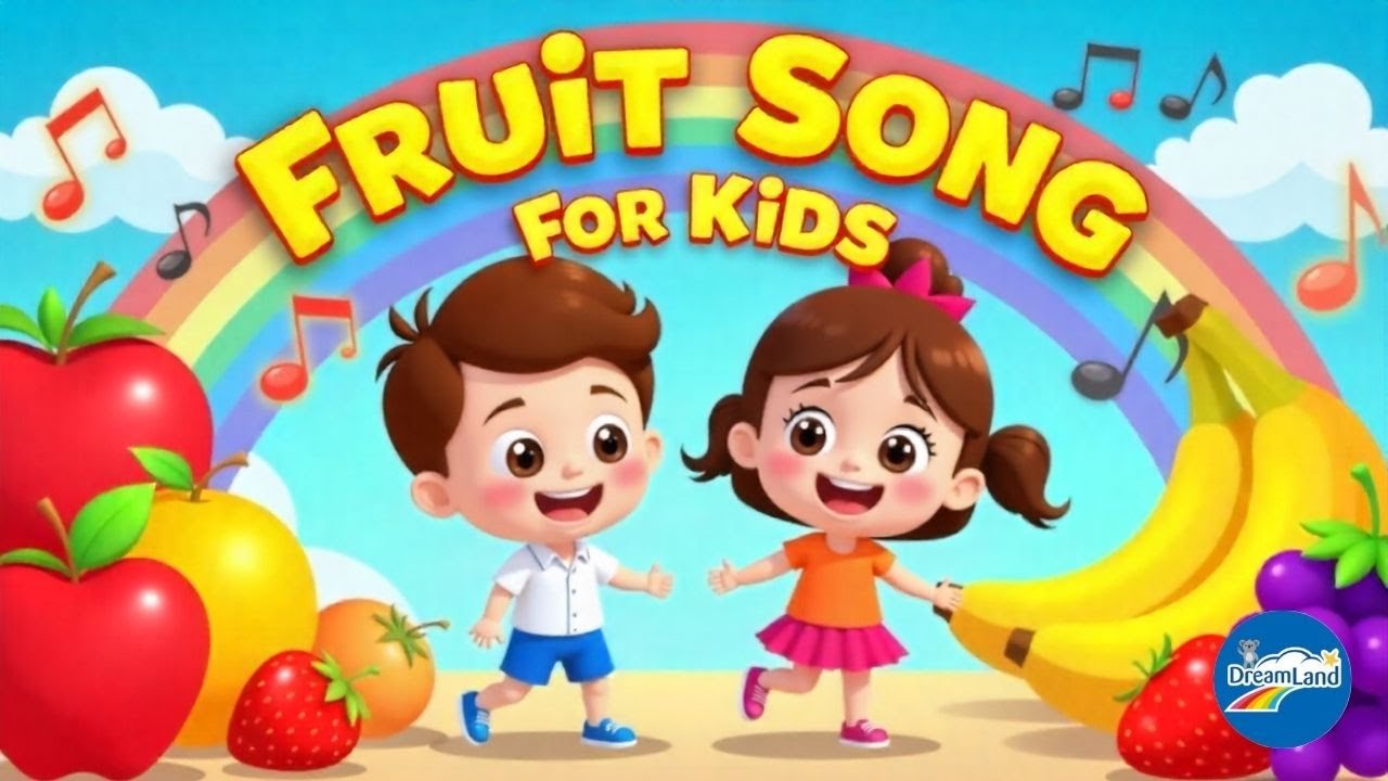 Fruits All Day | Fun Fruit Song for Kids | Learn Colors & Names Through ...