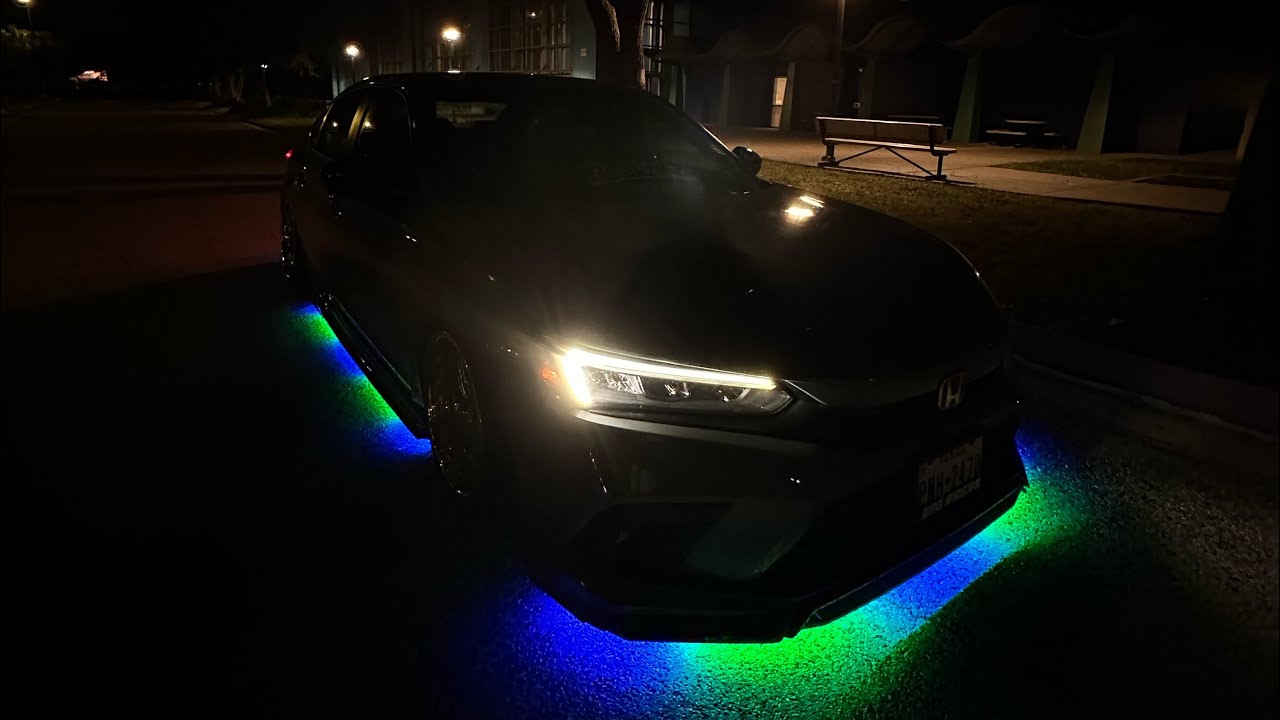 Fixing my LOWGLOW underglow on the car.. AGAIN - YouTube