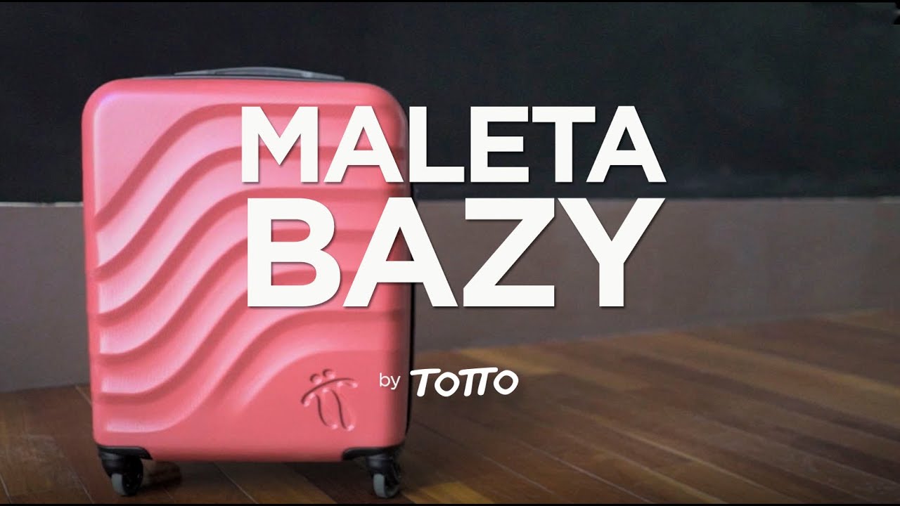 Maleta trolley Bazy roja | - YouTube