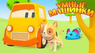 Умные машинки и котенок - Развивающие мультики про машинки. Животные для малышей. Умные машинки и котенок - Развивающие мультики про машинки. Животные для малышей.