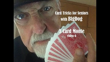 Impromptu Card Tricks for Seniors with BigDog- 3 Card Monte Variation