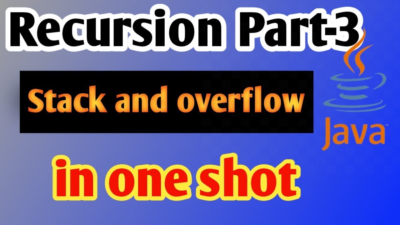 "Mastering Recursion in Java Understanding StackOverflowError and ...