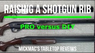 Shotgun Barrel Rib Raised Cheaply and Easily with DIY Add-on Rib Tabletop Review - Episode #202421
