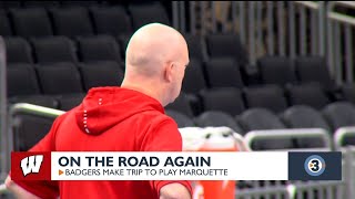 Badgers volleyball plays at Marquette