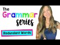 Understanding Redundancy in Writing