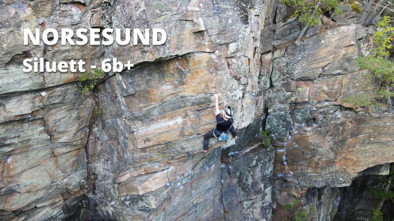 Norsesund Siluett 6b+ Climbing Gothenburg YouTube