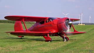 Beechcraft Model 17 Staggerwing Flight Demonstration