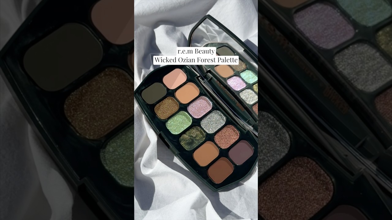 NEW r.e.m. Beauty Wicked Ozian Forest Palette 🪄✨💚 #wicked - YouTube