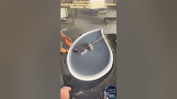 How to diy vanity mirror with LED at home. #diy #mirror #manufacturer #home #powersource #mirrorwork