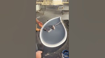 How to diy vanity mirror with LED at home. #diy #mirror #manufacturer #home #powersource #mirrorwork