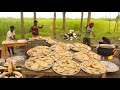 32 Beef Paya/Nihari With 1,000 Tandoori Roti Recipe - Cow Leg Gravy Curry & Roti For 400+ Villagers
