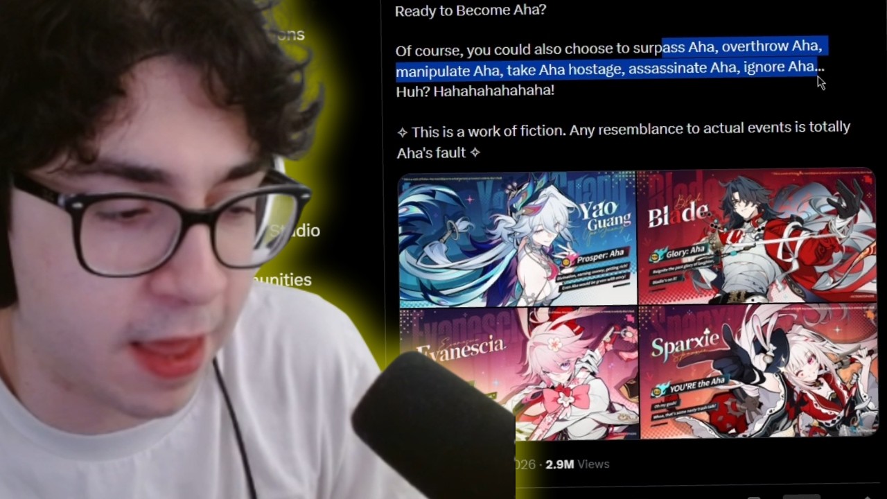 [zy0x] bro reacts to the 4.0 character aha drip marketing (he loses it for the new blade expy)