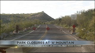 Sentinel Peak Park to temporarily close for U of A lighting event