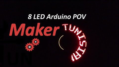 Simple DIY LED POV display
