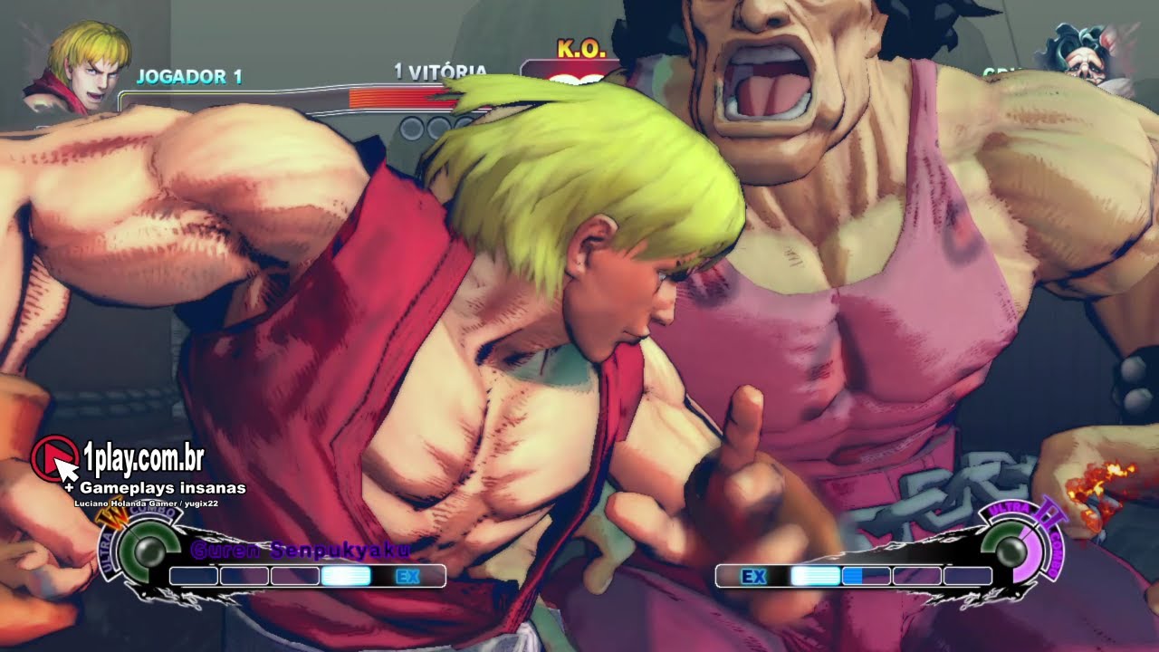 Ultra Street Fighter IV! KEN TOP DOS MANOS VS. HUGO TROGLODITA! (MORNING MIST BAY STAGE) South Asia!