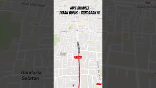 MRT Jakarta, Lebak Bulus - Bundaran HI #Shorts